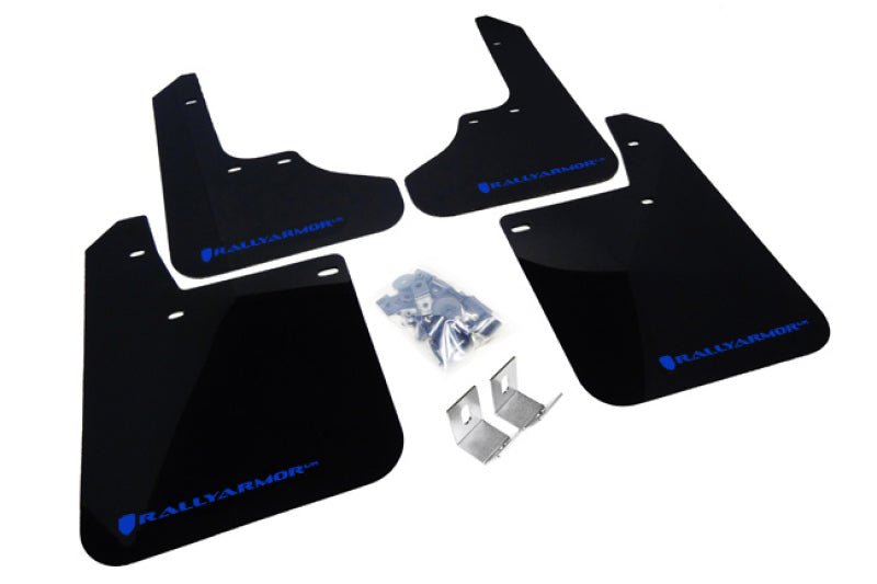 Rally Armor UR Black Mud Flap w/ Blue Logo Subaru Impreza 1993-2001 | MF2-UR-BLK/BL - JDMuscleMudflapsralMF2-UR-BLK/BL
