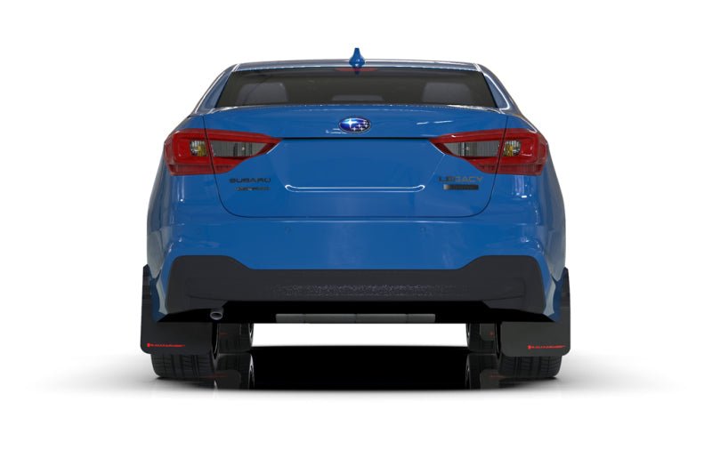 Rally Armor UR Black Mud Flap w/ Blue Logo Subaru Legacy 2020+ | MF64-UR-BLK/BL - JDMuscleMudflapsralMF64-UR-BLK/BL