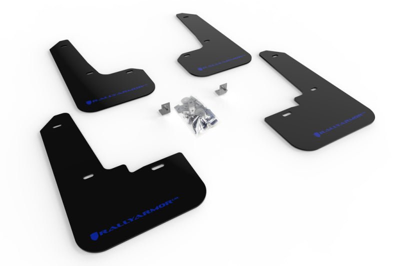 Rally Armor UR Black Mud Flap w/ Blue Logo Subaru Legacy 2020+ | MF64-UR-BLK/BL - JDMuscleMudflapsralMF64-UR-BLK/BL