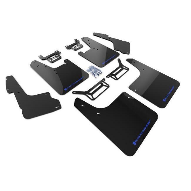Rally Armor UR Black Mud Flap w/ Blue Logo Toyota 4Runner 2012-2019