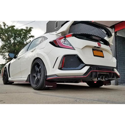 Rally Armor UR Black Mud Flap w/ Dark Grey Logo Honda Civic Type-R 2017-2019