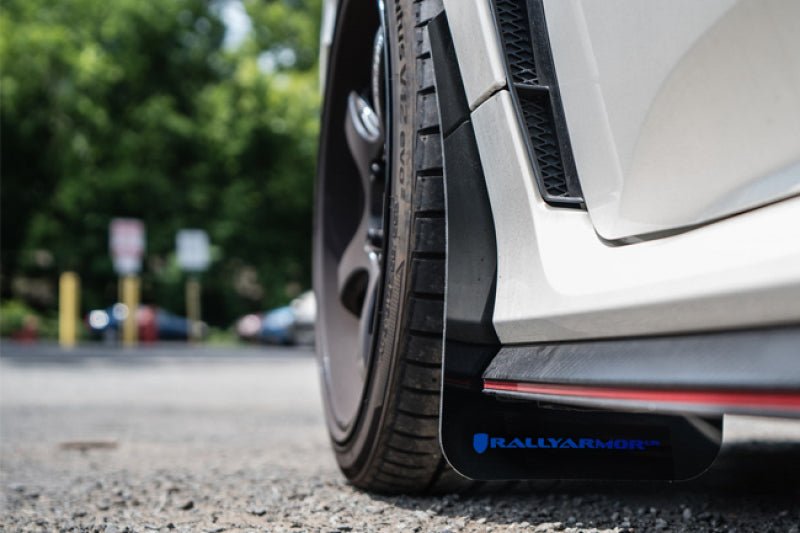 Rally Armor UR Black Mud Flap w/ Dark Grey Logo Honda Civic Type R 2017-21 | MF47-UR-BLK/DGRY - JDMuscleMudflapsralMF47-UR-BLK/DGRY