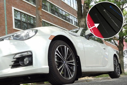 Rally Armor UR Black Mud Flap w/ Grey Logo Scion FR-S 2013-2016 / Subaru BRZ 2013+ | MF23-UR-BLK/GRY - JDMuscleMudflapsralMF23-UR-BLK/GRY
