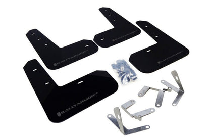Rally Armor UR Black Mud Flap w/ Grey Logo Scion FR-S 2013-2016 / Subaru BRZ 2013+ | MF23-UR-BLK/GRY - JDMuscleMudflapsralMF23-UR-BLK/GRY