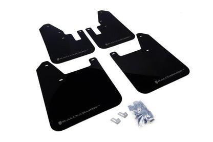 Rally Armor UR Black Mud Flap w/ Grey Logo Subaru Forester 1998-2002 | MF13-UR-BLK/GRY - JDMuscleMudflapsralMF13-UR-BLK/GRY