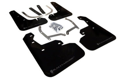 Rally Armor UR Black Mud Flap w/ Grey Logo Subaru Impreza 2017-2022 | MF45-UR-BLK/GRY - JDMuscleMudflapsralMF45-UR-BLK/GRY