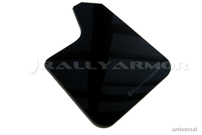 Rally Armor UR Black Mud Flap w/ Grey Logo Universal | MF12-UR-BLK/GRY - JDMuscleMudflapsralMF12-UR-BLK/GRY