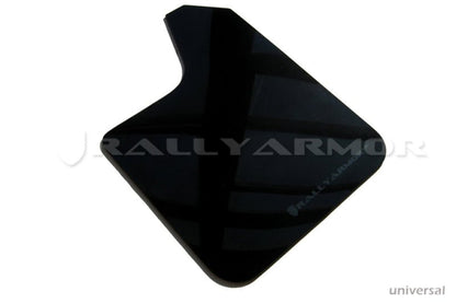Rally Armor UR Black Mud Flap w/ Grey Logo Universal | MF12-UR-BLK/GRY - JDMuscleMudflapsralMF12-UR-BLK/GRY
