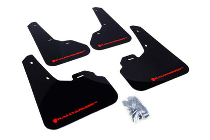 Rally Armor UR Black Mud Flap w/ Red Logo Mazda Mazdaspeed3 2010-2013 | MF17-UR-BLK/RD - JDMuscleMudflapsralMF17-UR-BLK/RD