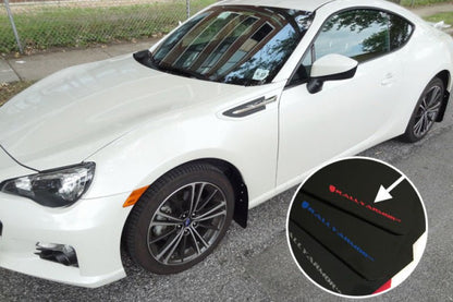 Rally Armor UR Black Mud Flap w/ Red Logo Scion FR-S 2013-2016 / Subaru BRZ 2013+ | MF23-UR-BLK/RD - JDMuscleMudflapsralMF23-UR-BLK/RD