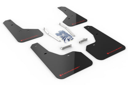 Rally Armor UR Black Mud Flap w/ Red Logo Subaru Forester 2019-21 | MF52-UR-BLK/RD - JDMuscleMudflapsralMF52-UR-BLK/RD