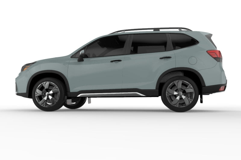 Rally Armor UR Black Mud Flap w/ Red Logo Subaru Forester 2019-21 | MF52-UR-BLK/RD - JDMuscleMudflapsralMF52-UR-BLK/RD