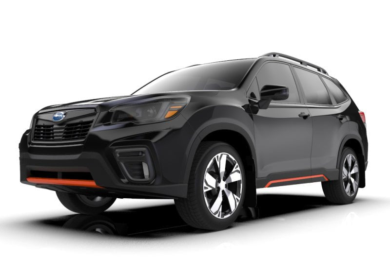 Rally Armor UR Black Mud Flap w/ Red Logo Subaru Forester 2019-21 | MF52-UR-BLK/RD - JDMuscleMudflapsralMF52-UR-BLK/RD