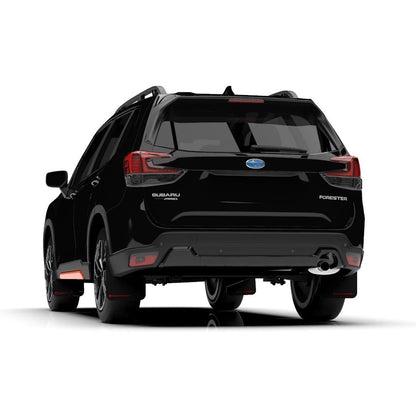 Rally Armor UR Black Mud Flap w/ Red Logo Subaru Forester 2019+-MF52-UR-BLK/RD-MF52-UR-BLK/RD-Mudflaps-Rally Armor-JDMuscle