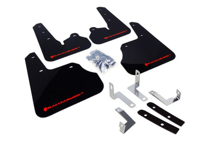 Rally Armor UR Black Mud Flap w/ Red Logo Subaru Impreza 2012-2016 | MF22-UR-BLK/RD - JDMuscleMudflapsralMF22-UR-BLK/RD