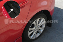 Rally Armor UR Black Mud Flap w/ Silver Logo Mazda Mazdaspeed3 2010-2013 | MF17-UR-BLK/SIL - JDMuscleMudflapsralMF17-UR-BLK/SIL