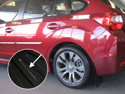 Rally Armor UR Black Mud Flap w/ Silver Logo Subaru Impreza 2012-2016 | MF22-UR-BLK/SIL - JDMuscleMudflapsralMF22-UR-BLK/SIL