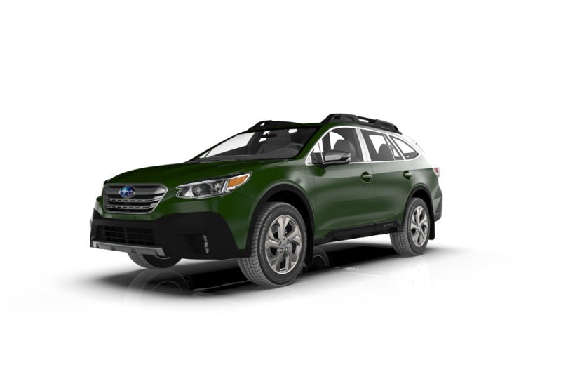 Rally Armor UR Black Mud Flap w/ Silver Logo Subaru Outback 2020-2022 | MF66-UR-BLK/SIL - JDMuscleMudflapsralMF66-UR-BLK/SIL