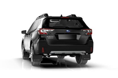 Rally Armor UR Black Mud Flap w/ Silver Logo Subaru Outback 2020-2022 | MF66-UR-BLK/SIL - JDMuscleMudflapsralMF66-UR-BLK/SIL
