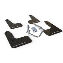 Rally Armor UR Black Mud Flap w/ White Logo Honda Civic Sport Touring & Hatch 2017-2019