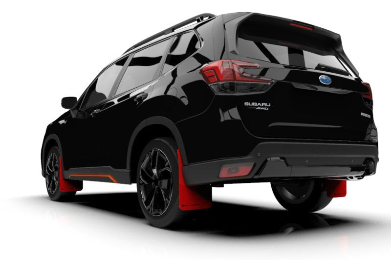 Rally Armor UR Red Mud Flap w/ Black Logo Subaru Forester 2019-21 | MF52-UR-RD/BLK - JDMuscleMudflapsralMF52-UR-RD/BLK