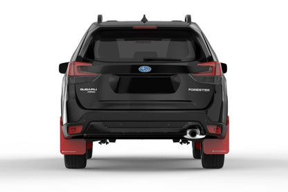 Rally Armor UR Red Mud Flap w/ White Logo Subaru Forester 2019-21 | MF52-UR-RD/WH - JDMuscleMudflapsralMF52-UR-RD/WH
