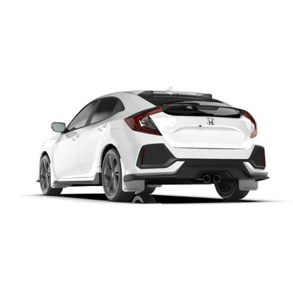 Rally Armor UR White Mud Flap w/ Black Logo Honda Civic Sport Touring & Hatch 2017-2019