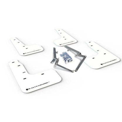Rally Armor UR White Mud Flap w/ Black Logo Honda Civic Sport Touring & Hatch 2017-2019