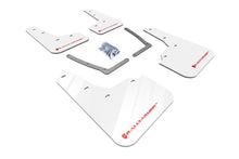 Rally Armor UR White Mud Flap w/ Red Logo Honda Civic Si 2016-21 | MF50-UR-WH/RD - JDMuscleMudflapsralMF50-UR-WH/RD
