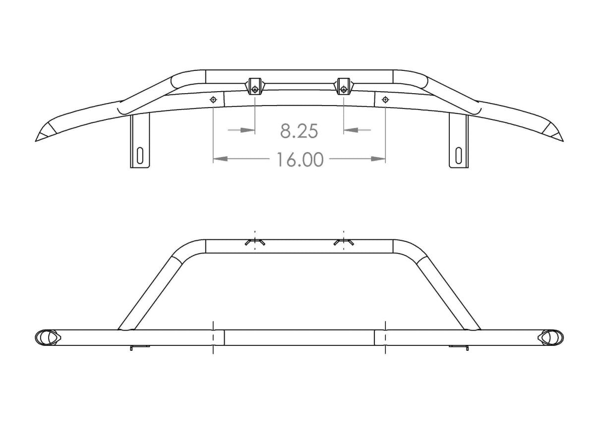 Rally Innovations Light Bar 2002 - 2003 Subaru Impreza WRX/RS | SU - GDA - RLB - 01 - JDMuscleBumper Guards / Light BarsRAISU-GDA-RLB-01