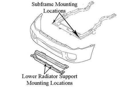 Rally Innovations Light Bar 2002 - 2003 Subaru Impreza WRX/RS | SU - GDA - RLB - 01 - JDMuscleBumper Guards / Light BarsRAISU-GDA-RLB-01
