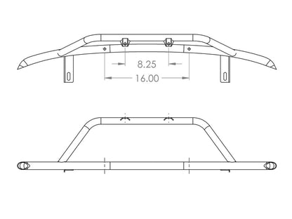 Rally Innovations Light Bar 2006 - 2007 Subaru Impreza WRX/RS/STi | SU - GDC - RLB - 01 - JDMuscleBumper Guards / Light BarsRAISU-GDC-RLB-01