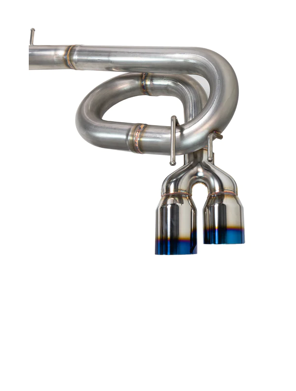 Remark 2022+ Honda Civic Hatchback Sport Touring FL1 (Link Loop) Catback Exhaust Burnt Stainless Tip | RK-C4063H-07T