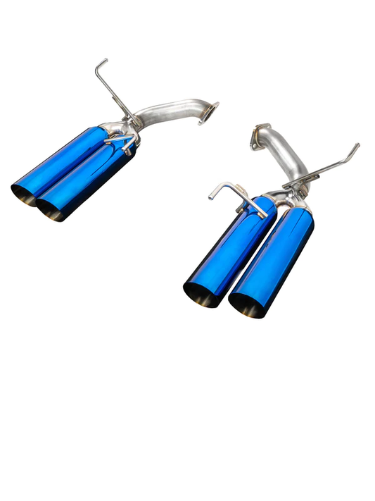 Remark 22-24 WRX BOSO Edition Axle Back Exhaust w/ Burnt Blue Stainless Tips | RO-TBVB-SL