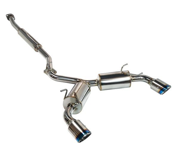 Remark 13 - 22 BRZ/ 13 - 16 FRS / 17 - 21 GT86 / 2022 GR86 Elite - Spec Cat Back Exhaust w/ Burnt Tip | RK - C2063T - 04T - JDMuscleCat Back Exhaust SystemremRK-C2063T-04T