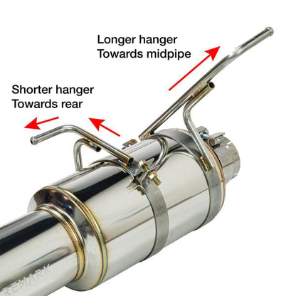 Remark [22 - 26 WRX] R1 - Spec Catback Exhaust - Stainless | RK - C1076S - 03 - JDMuscleCat Back Exhaust SystemremRK-C1076S-03