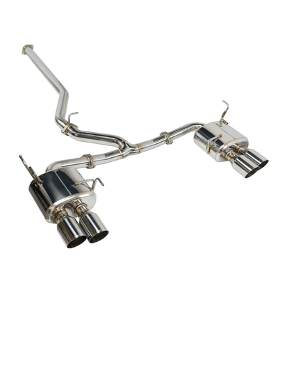 Remark [22 - 26 WRX] Sports Touring Cat - Back Exhaust Non - Resonated w/ Stainless Tip Cover | RK - C4076S - 02 - JDMuscleCat Back Exhaust SystemremRK-C4076S-02