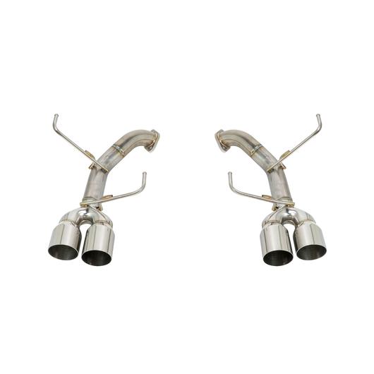 Remark Axle Back Exhaust w/Burnt Stainless Steel Double Wall Tip 11-14 WRX/STI GR | GV Sedan | RO-TTGV-D - JDMuscleAxle Back ExhaustsremRO-TTGV-D