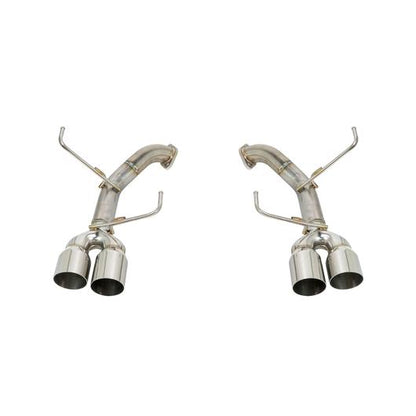 Remark Axle Back Exhaust w/Burnt Stainless Steel Double Wall Tip 11-14 WRX/STI GR | GV Sedan | RO-TTGV-D - JDMuscleAxle Back ExhaustsremRO-TTGV-D