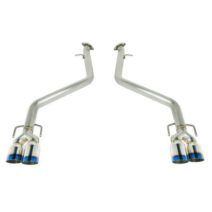 Remark Axle Back Exhaust w/Burnt Stainless Steel Single Wall Tip Lexus IS250/IS350 2017+-RO-TTE3-S-Axle Back Exhausts-Remark-JDMuscle