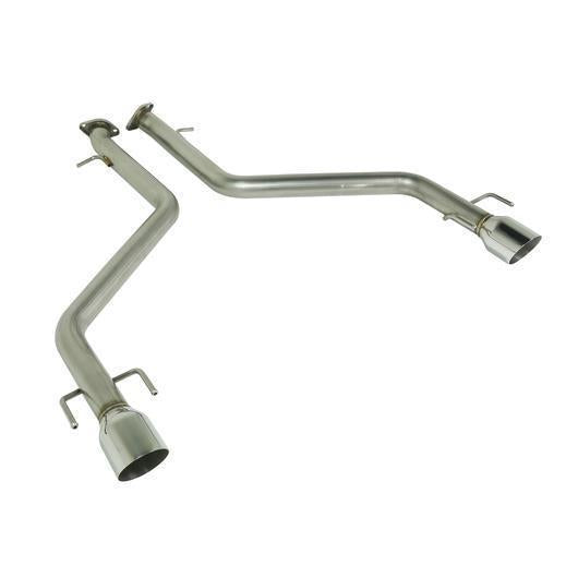 Remark Axle Back Exhaust w/Single Stainless Tip Lexus IS200t / IS250 / IS300 / IS350 2014-2016-RO-TSE2-S-Axle Back Exhausts-Remark-JDMuscle