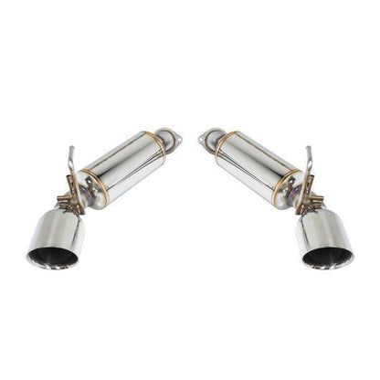 Remark Axle Back Exhaust w/Stainless Double Wall Tip Nissan 370z 2009-2019-RO-TS34-D-Axle Back Exhausts-Remark-JDMuscle