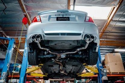 Remark Axle Back Exhaust w/Stainless Steel Double Wall Tip 11-14 WRX/STI GR | GV Sedan | RO-TSGV-D - JDMuscleAxle Back ExhaustsremRO-TSGV-D