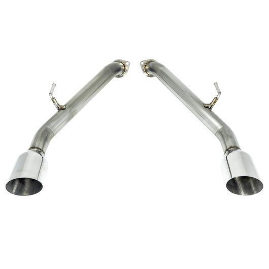 Remark Axle Back Exhaust w/Stainless Steel Single Wall Tip Infiniti Q50 2014+-RO-TSQ5-S-Axle Back Exhausts-Remark-JDMuscle