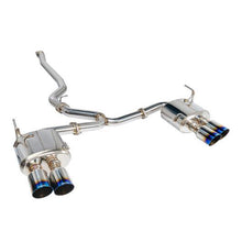 Remark 15-21 WRX/STI Sports Touring Non Resonated Cat Back w/ Burnt Stainless Tips | RK-C4076S-01T