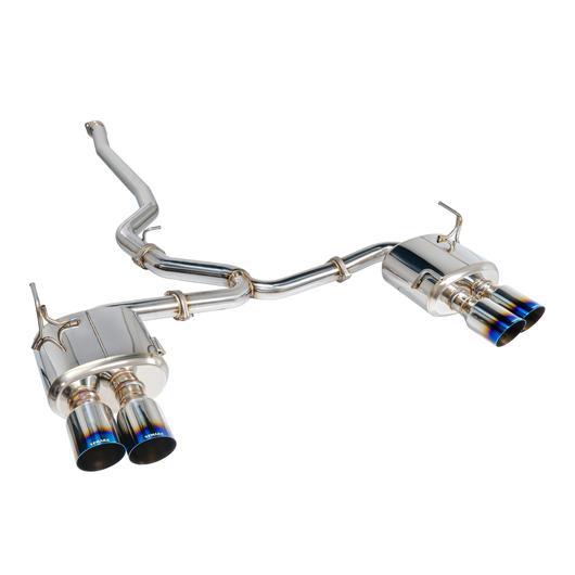 Remark Cat Back Exhaust Burnt Tips Non-Resonated Subaru WRX / STI 2015-2019-RK-C4076S-01T-Cat Back Exhaust System-Remark-JDMuscle