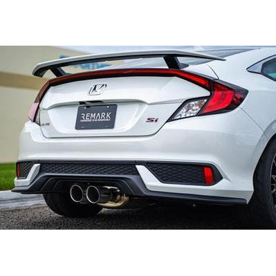 Remark Cat-Back Exhaust (Non-Resonated) 2017+ Honda Civic Si Coupe FC3 | RK-C1076H-02