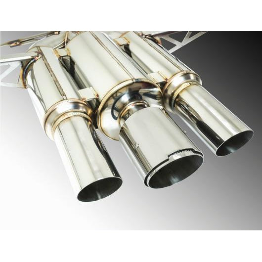 Remark Cat Back Exhaust Spec III-Triple Tip Stainless Steel Tip Cover Honda Civic Type R 2017-2019