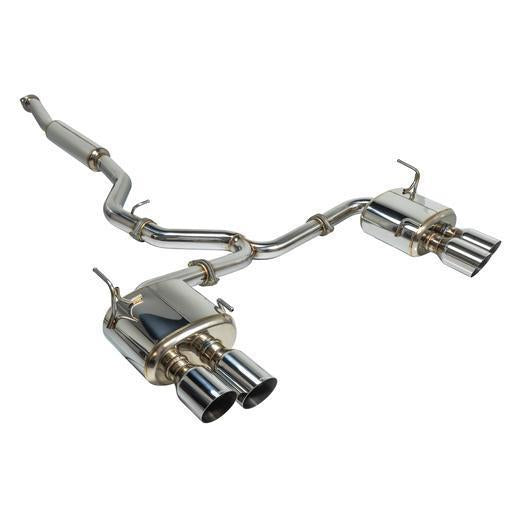 Remark Cat Back Exhaust Stainless Tips Non-Resonated Subaru WRX / STI 2015-2019-RK-C4076S-01-Cat Back Exhaust System-Remark-JDMuscle