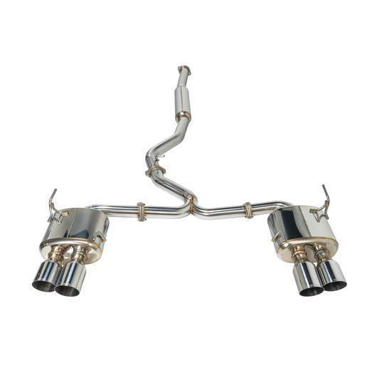 Remark Cat Back Exhaust Stainless Tips Resonated Subaru WRX / STI 2015-2019-RK-C4076S-01C-Cat Back Exhaust System-Remark-JDMuscle